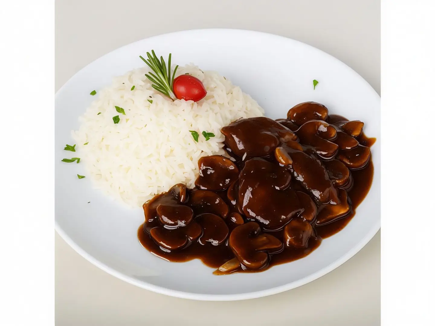 لحم البيكاتا مع الفطر