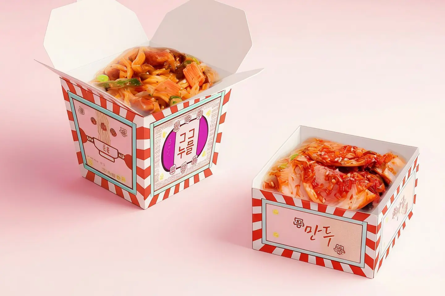 بكج (اندومي مع كيمتشي)