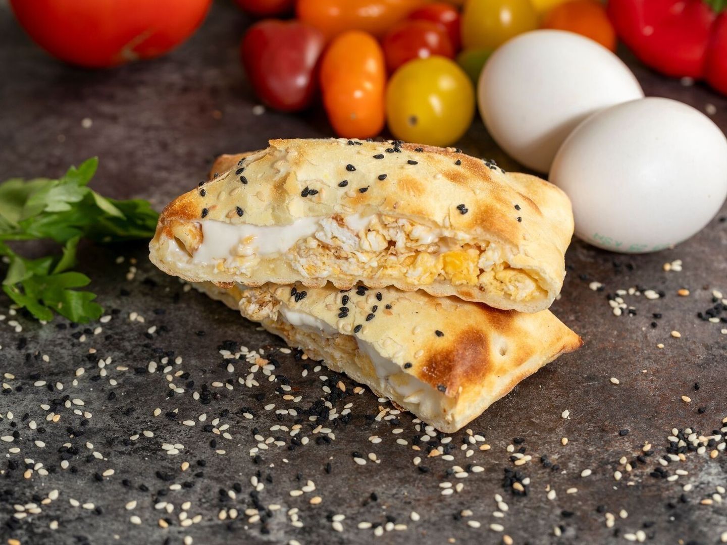 فطيرة شكشوكه مع جبن