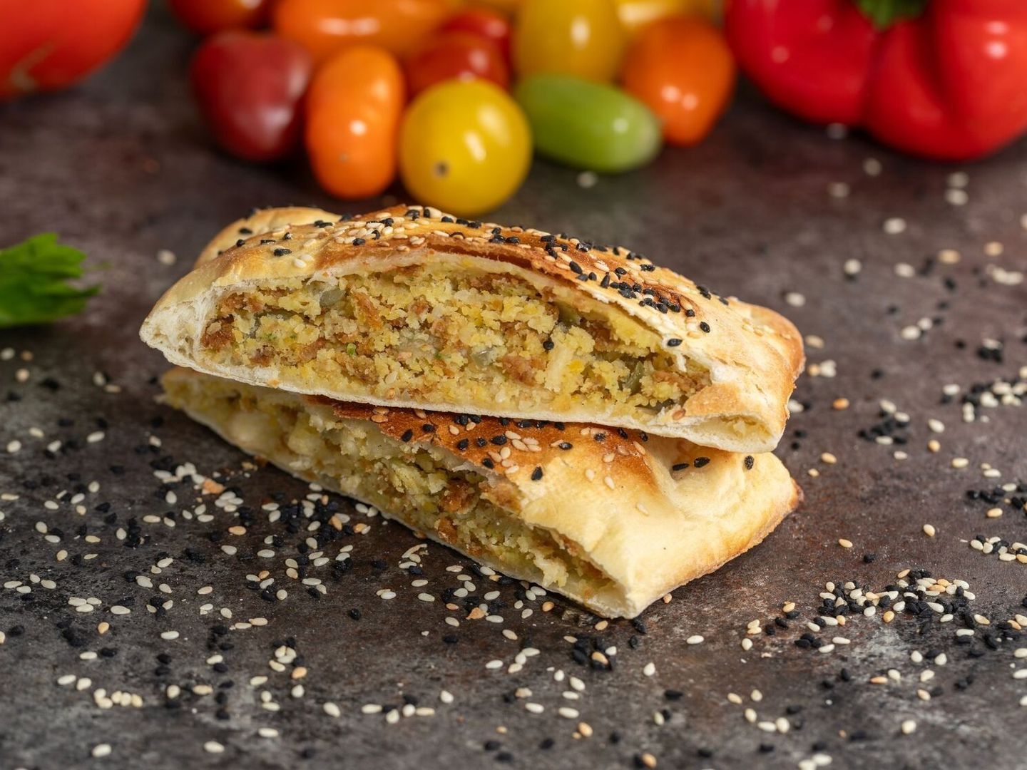 فطيرة فلافل
