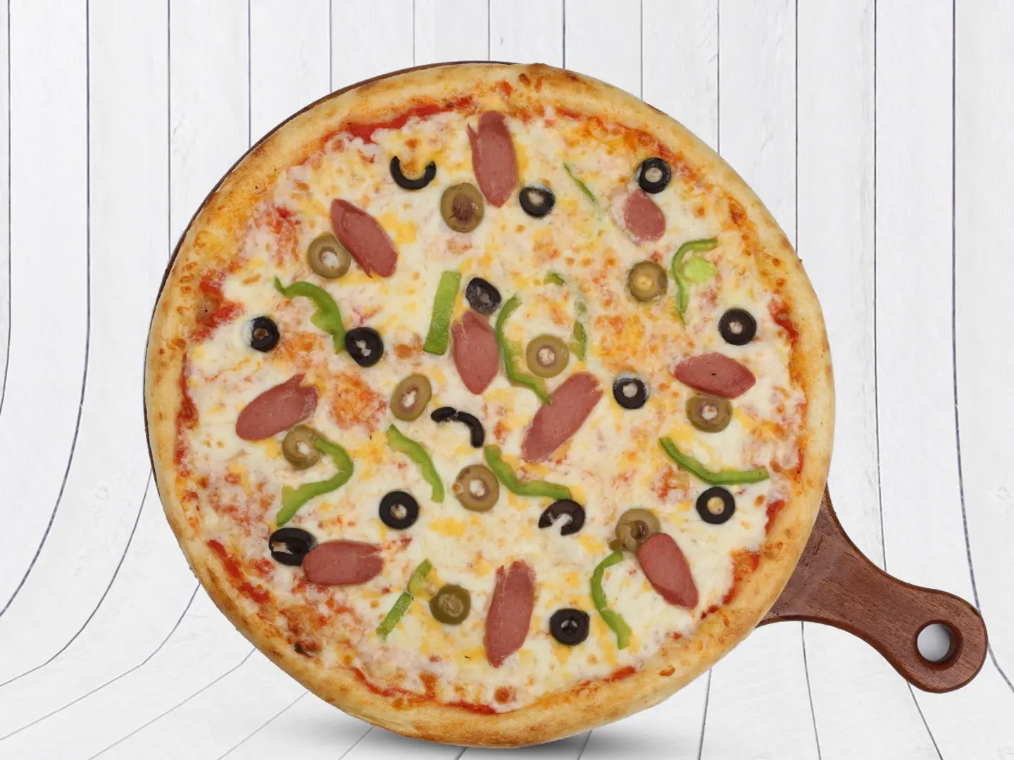 Hot Dog And Vegetables