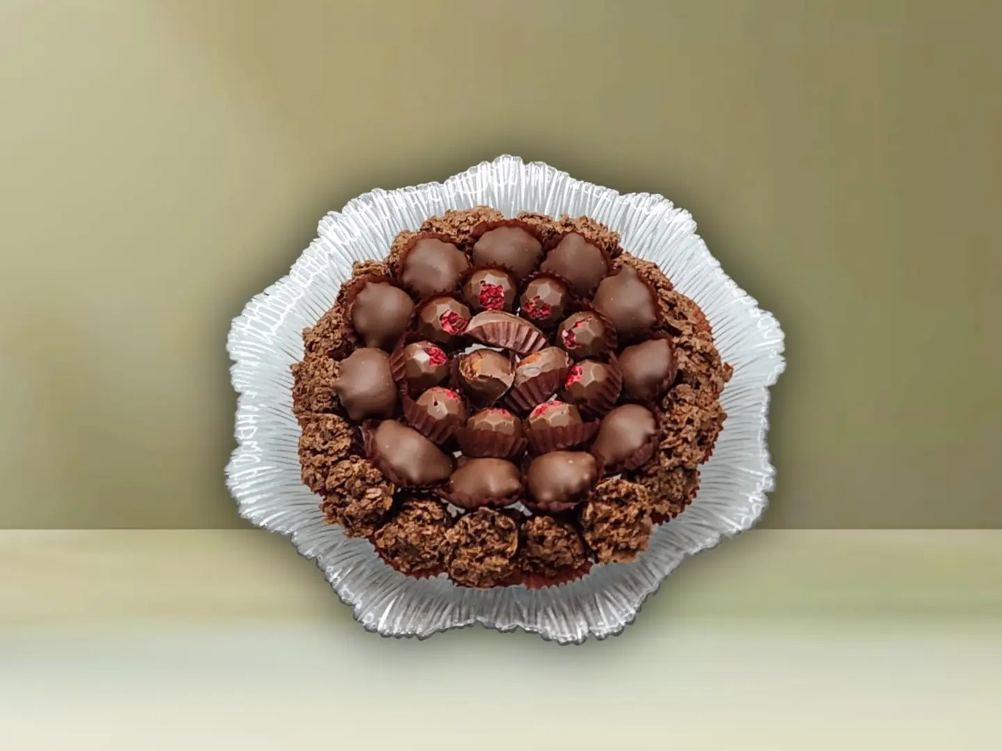 Belgian Chocolate Vase Exposed 1195