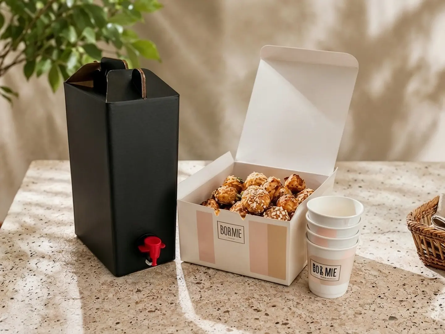 Choux Pops With Coffee Of The Day