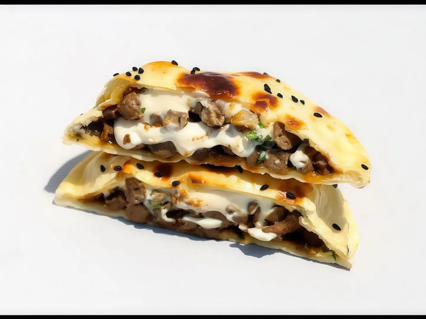 فطيرة كبده مع جبن