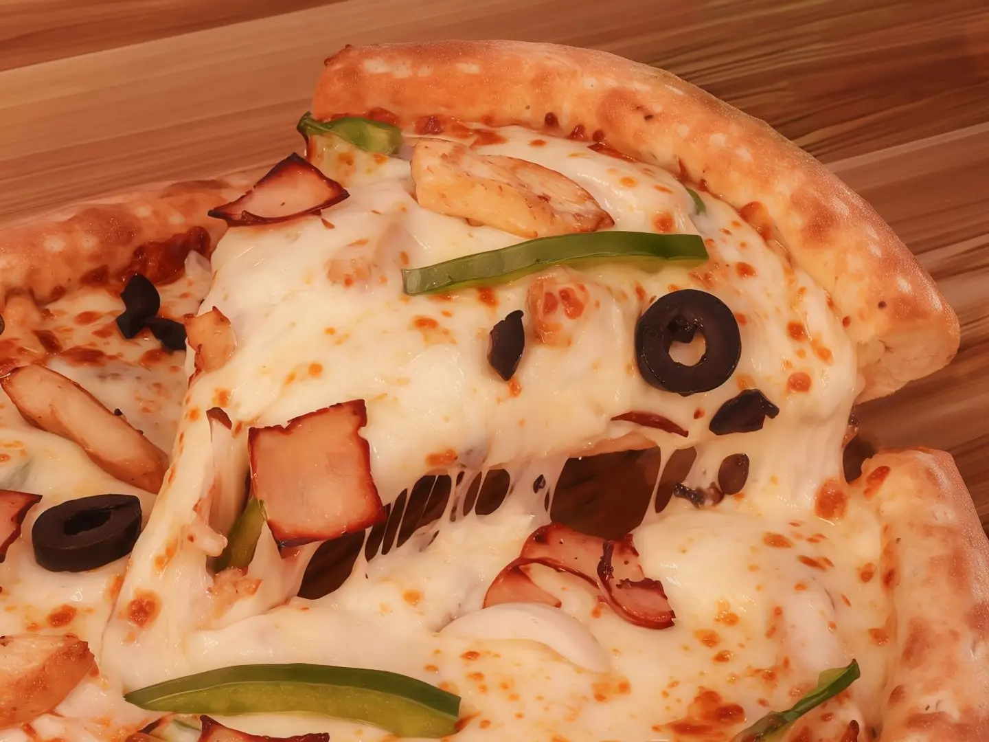 بيتزا دجاج سوبريم وسط