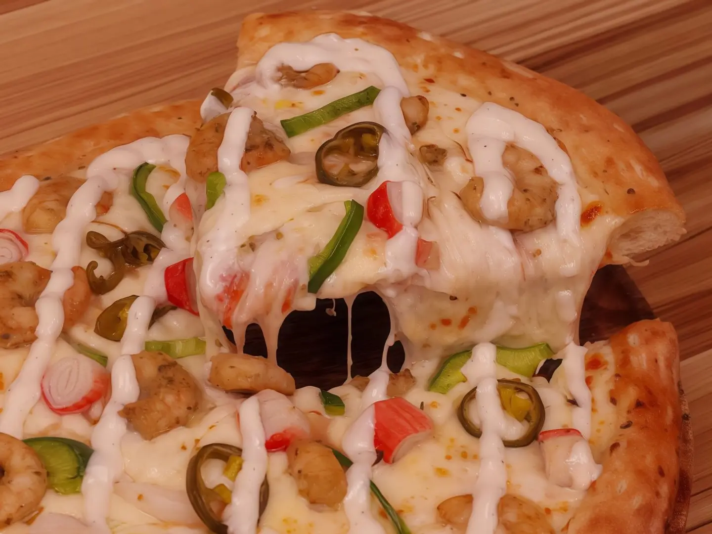 بيتزا سي فود رانش وسط