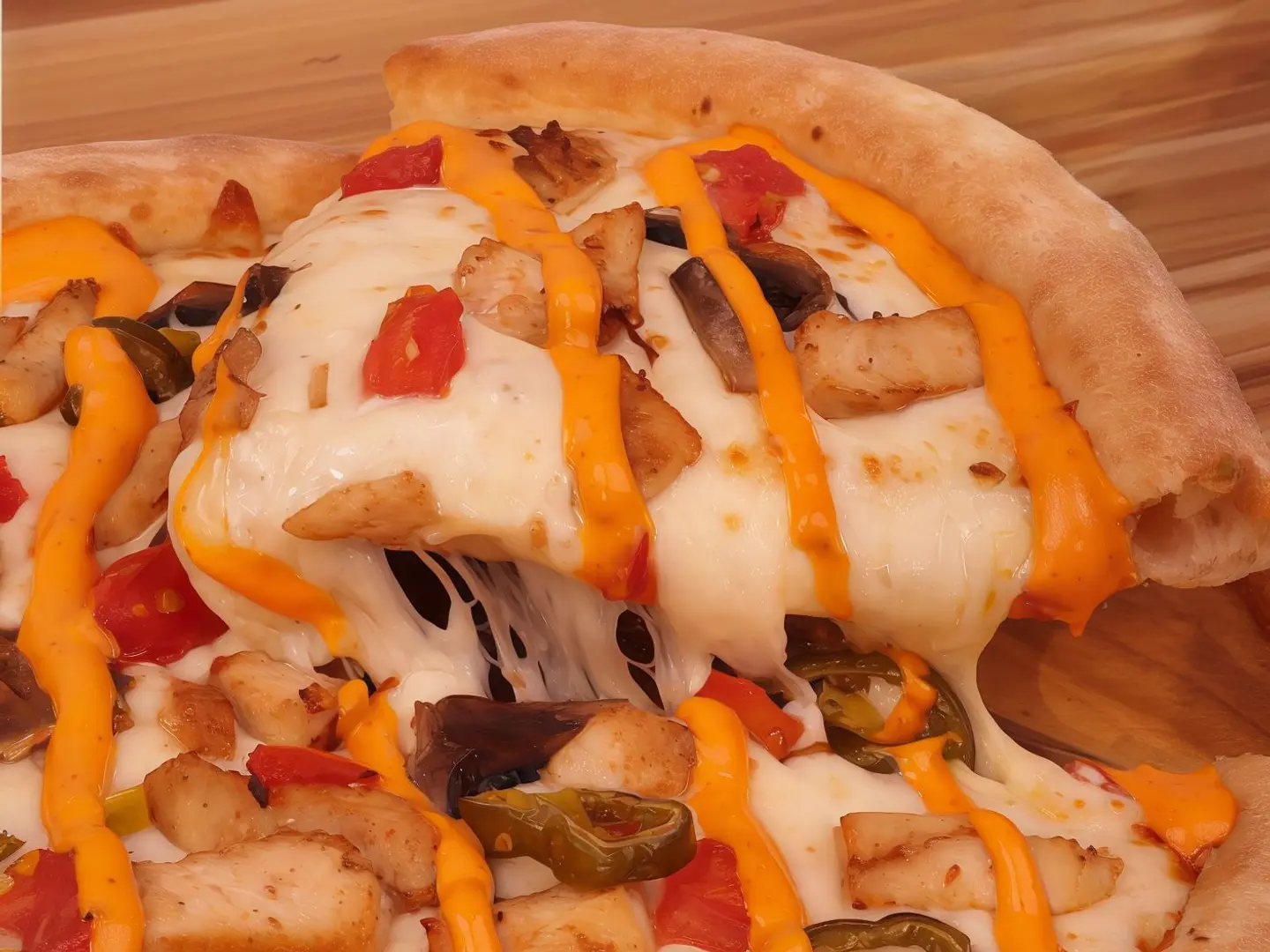 بيتزا دجاج ديناميت كبير