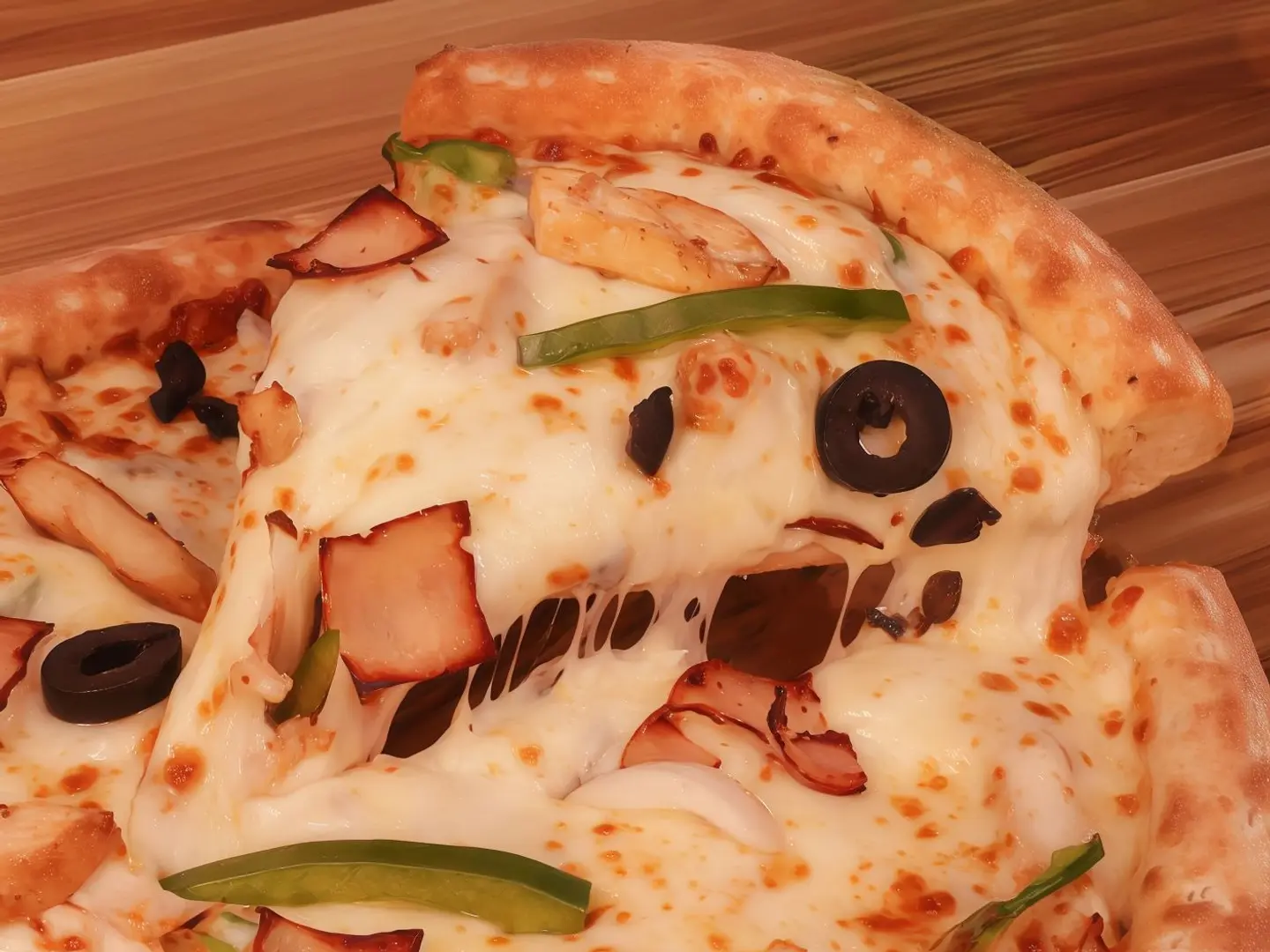 بيتزا دجاج سوبريم كبير