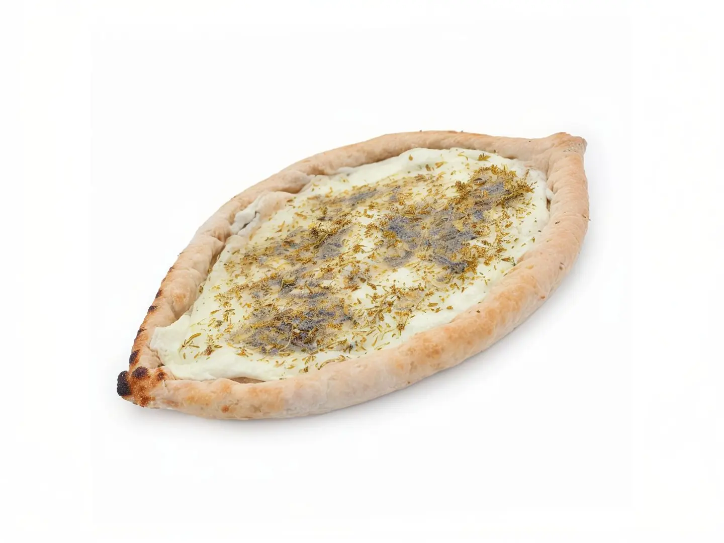 فطيرة لبنة مع زعتر