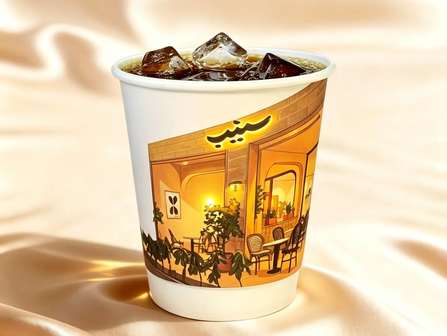 ايس قهوة اليوم بارد