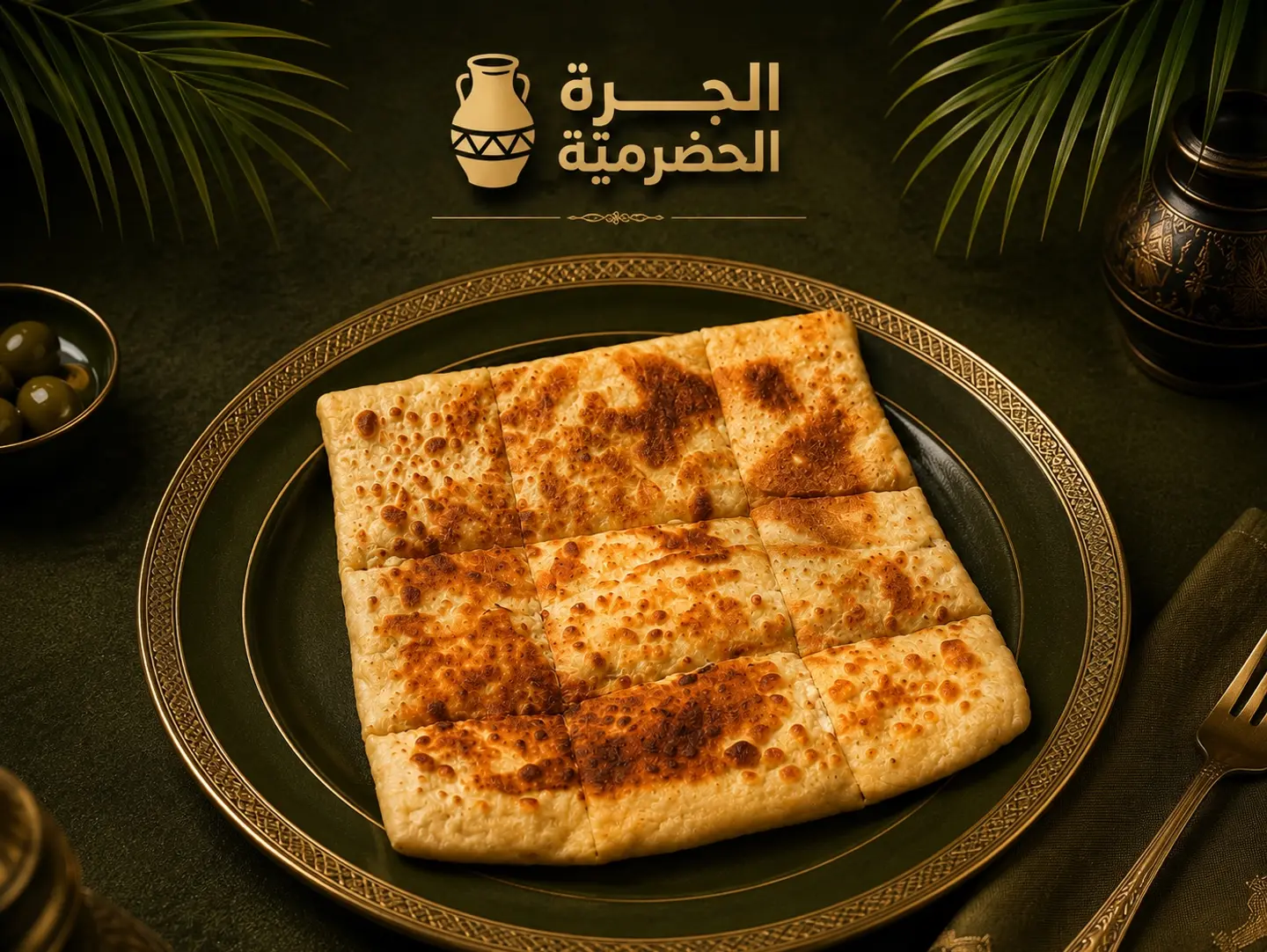 Savory Mutabbak Wit Cheese