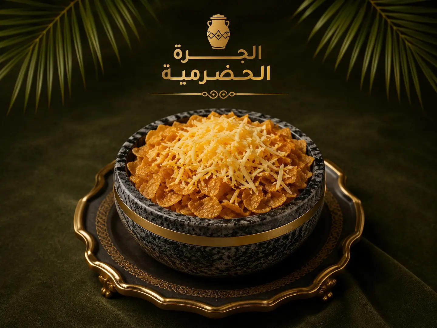 Areikah Fatteh With Corn Flakes And Cheese