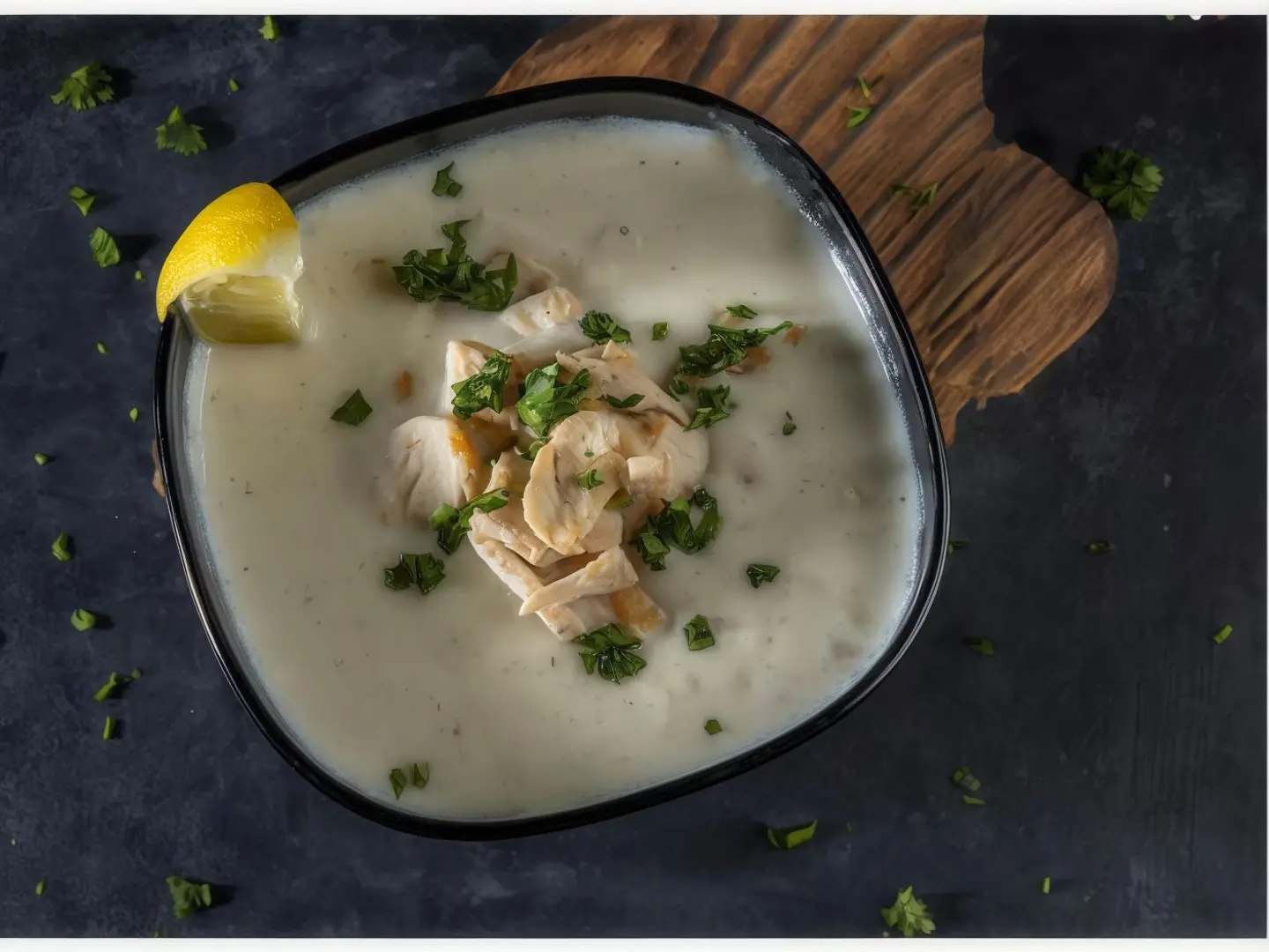 شوربة كريمة الدجاج