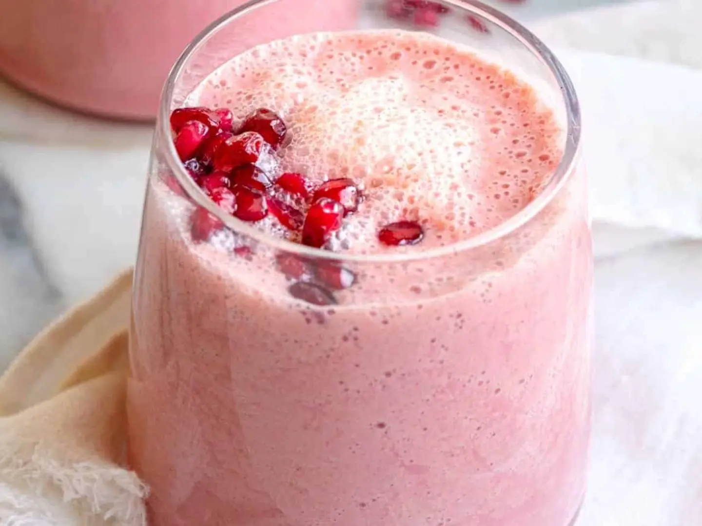 Pomegranate Milk Shake