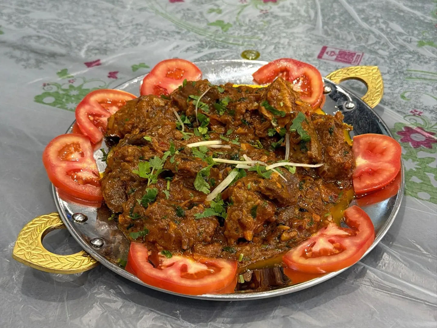 لحم بقري بهونا مقلي على الصاج
