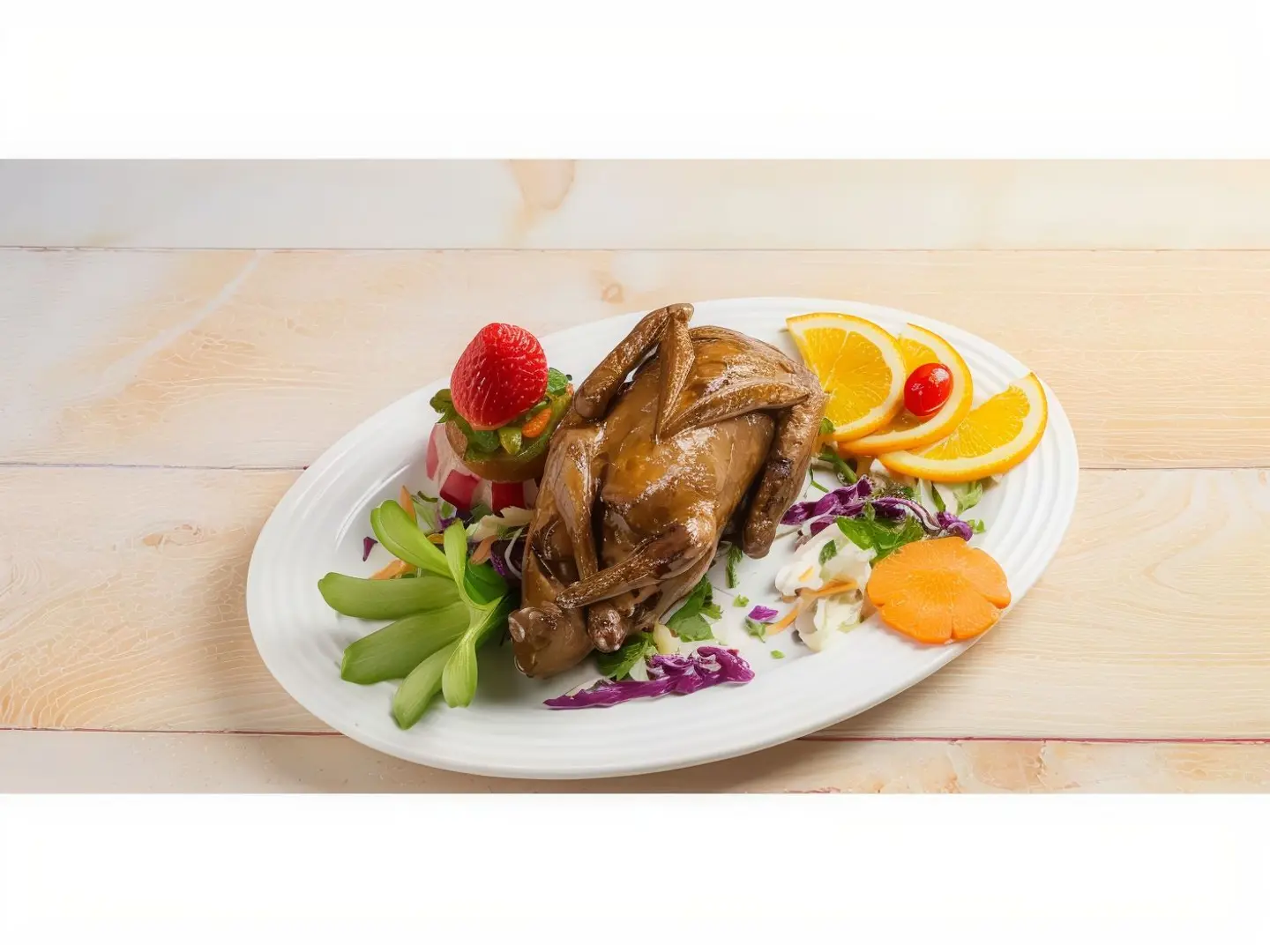 Stuffed Pigeon With Mixed Mahshi