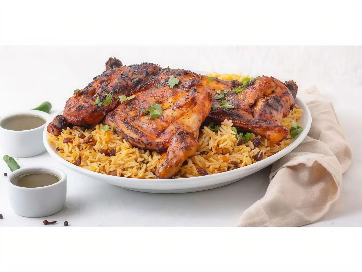 Half Chicken With Rice