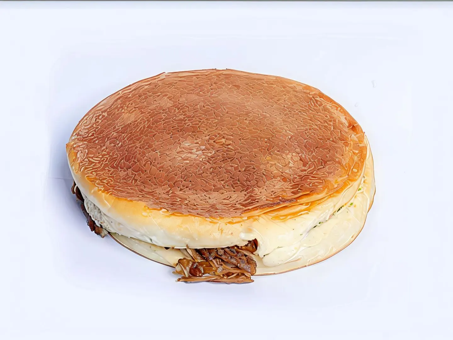 Flat Meat Shawarma With Cheese