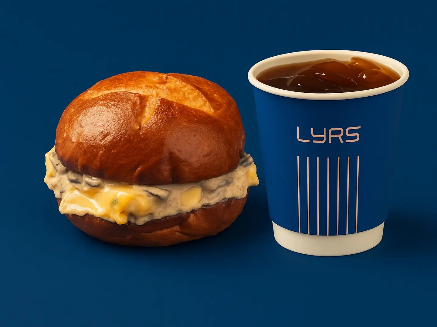 ساندوتش برتزل من اختيارك مع قهوة اليوم