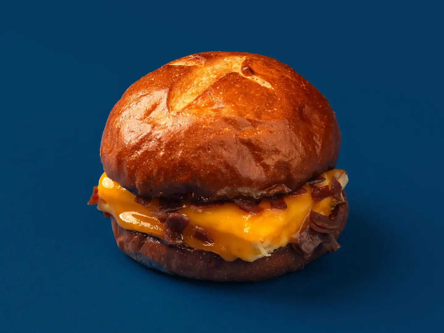 برتزل بيض بالبيكن المدخن