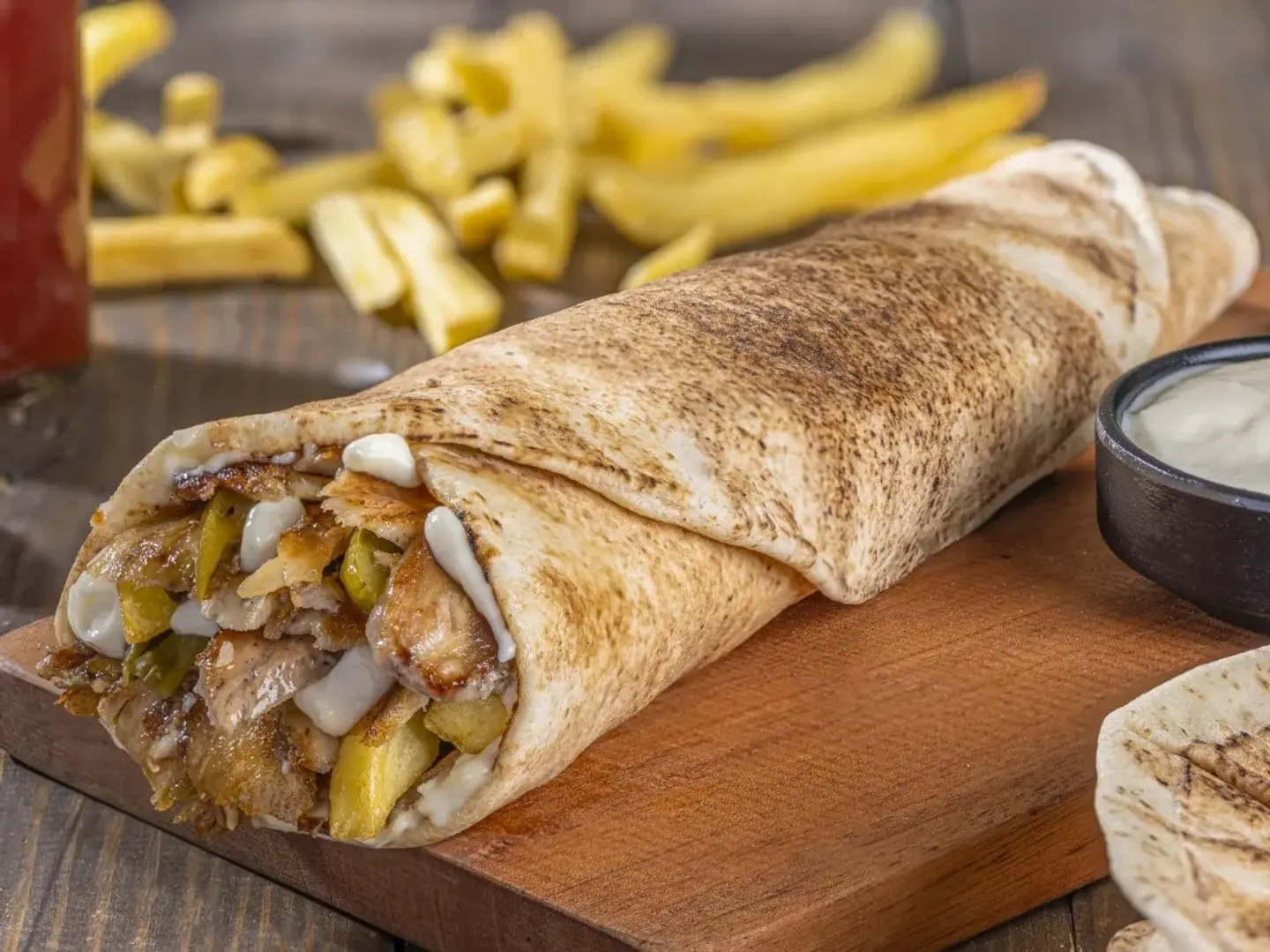 صاروخ شاورما دجاج كبير