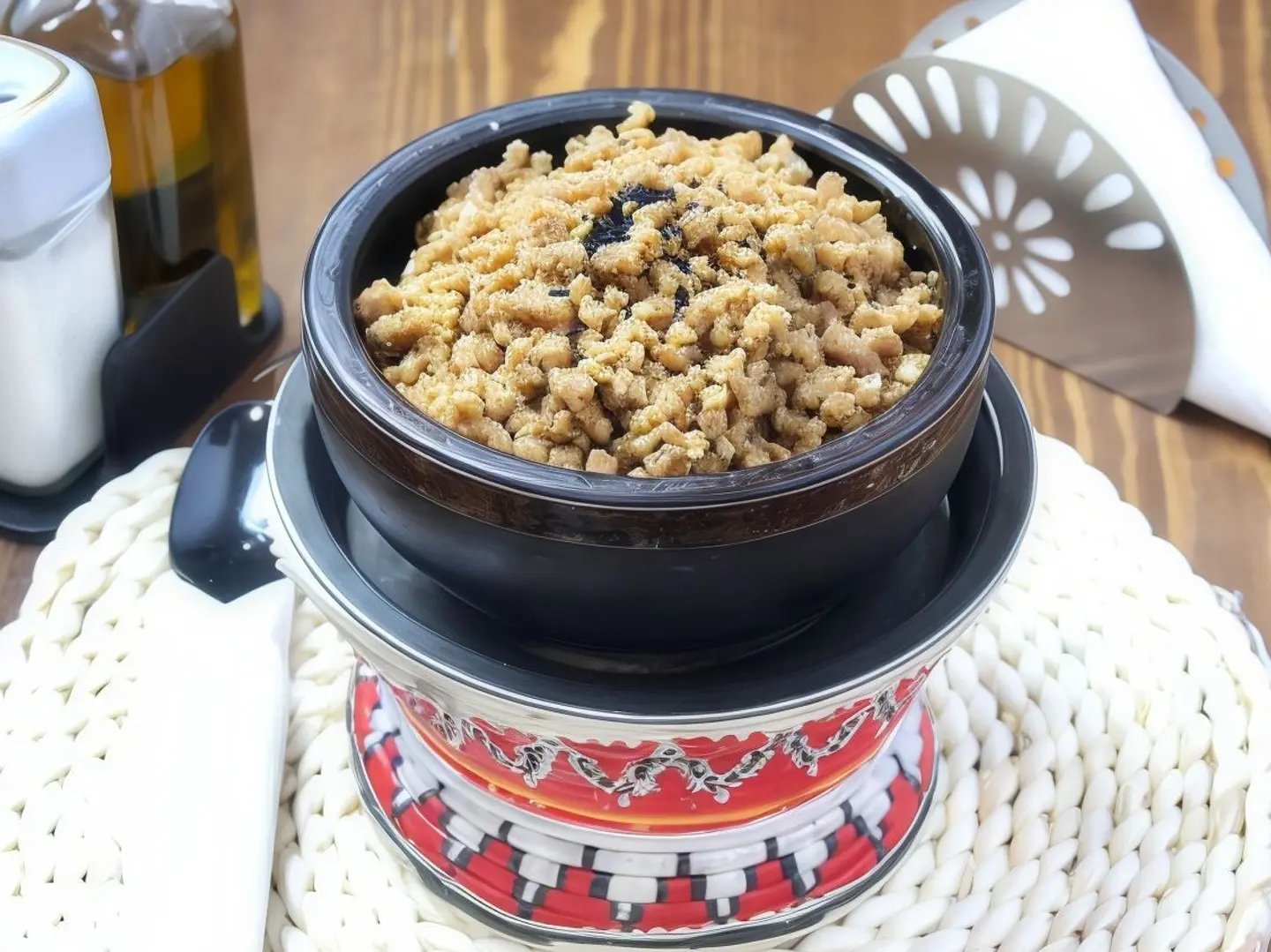 عريكة مع التمر والعسل