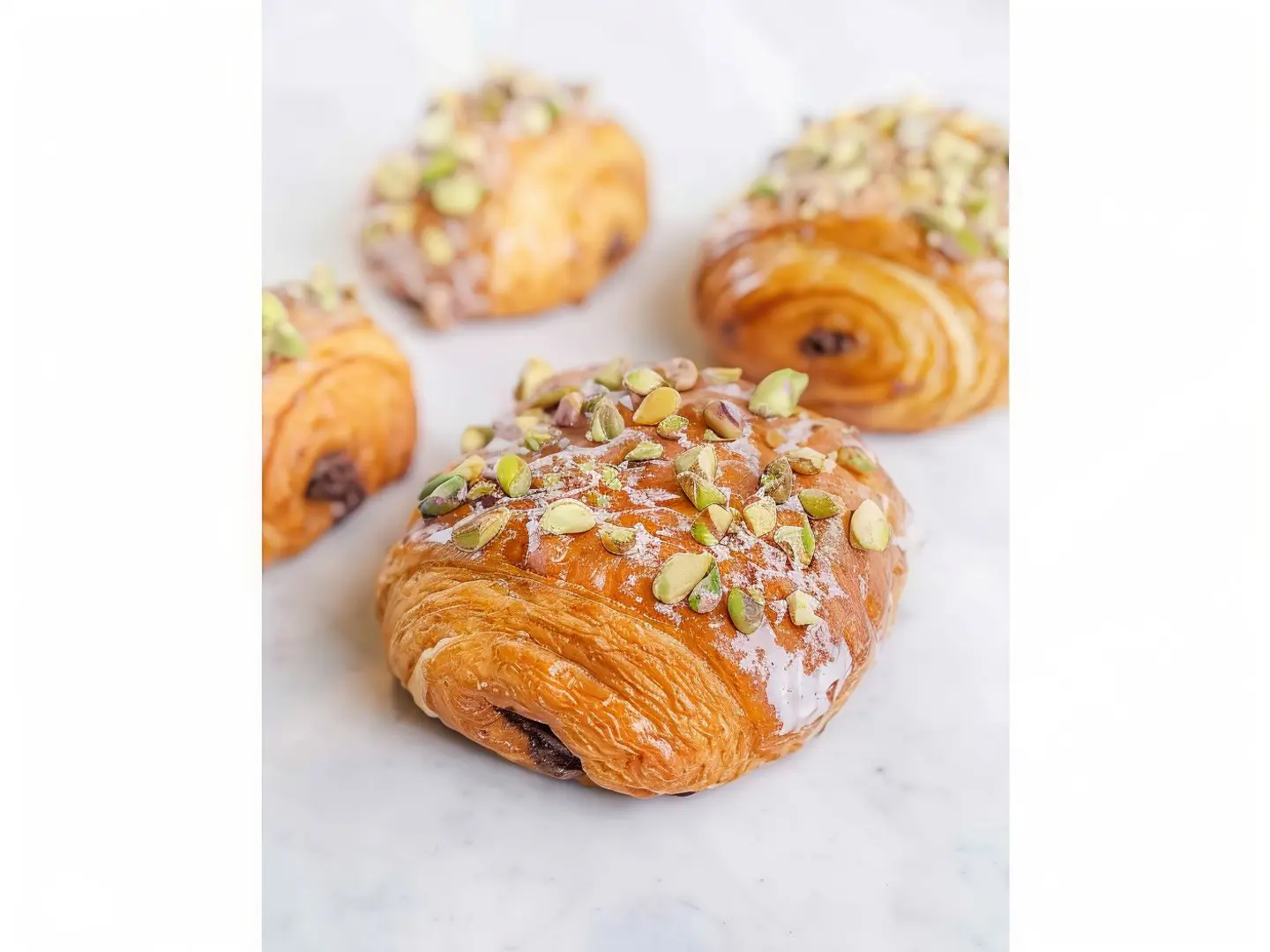 Mini Chocolate Pistachio Croissant