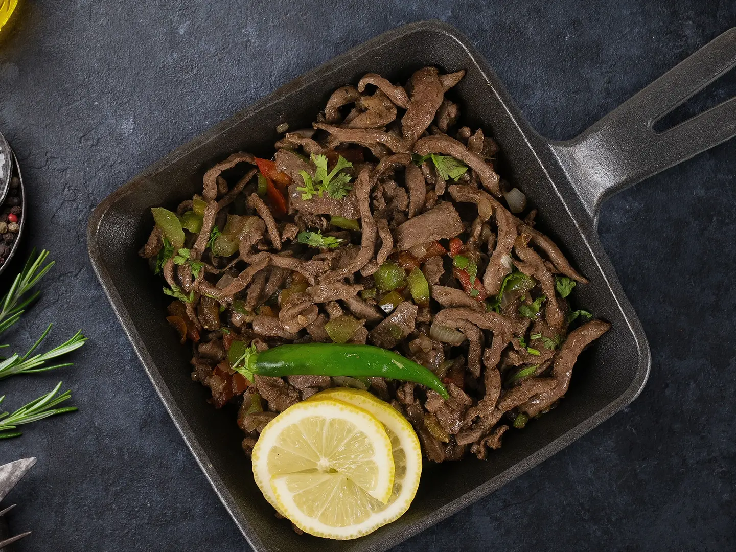 صحن كبدة غنم طازج