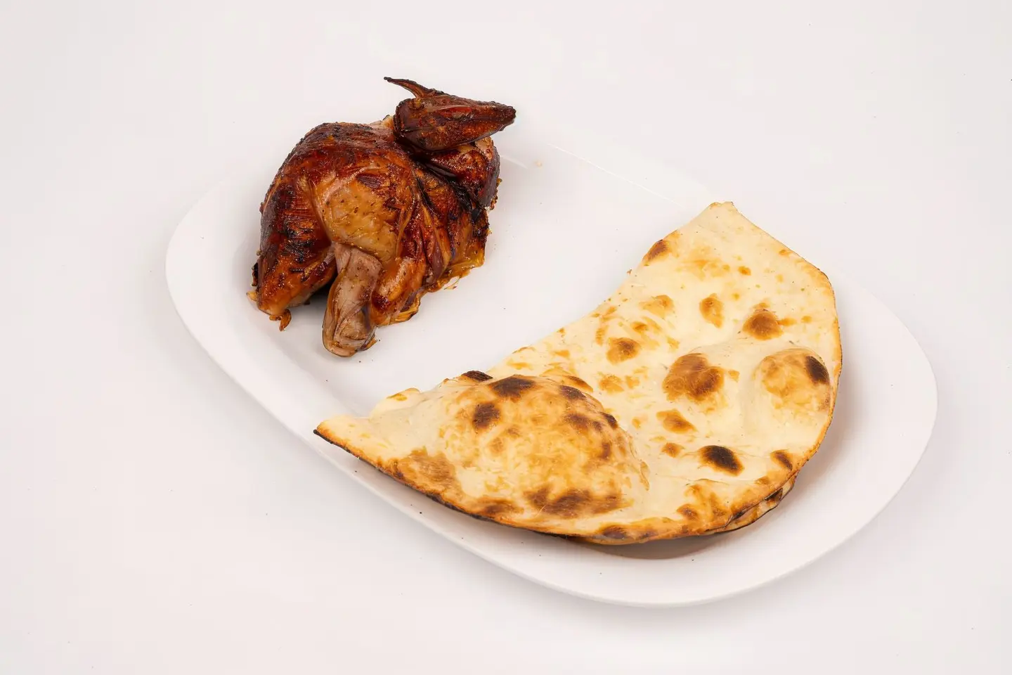 نصف حبة شواية عالحطب سادة