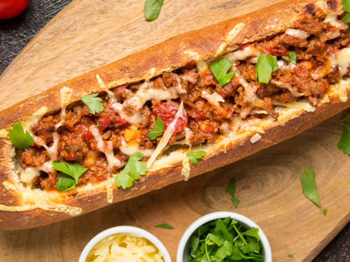 لحم بالطماطم - صحن