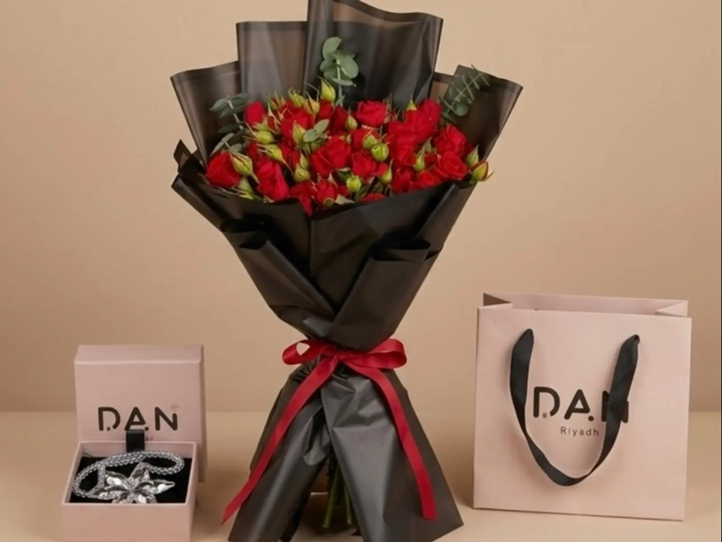 Car Pendant From Brand Dan With A Bouquet