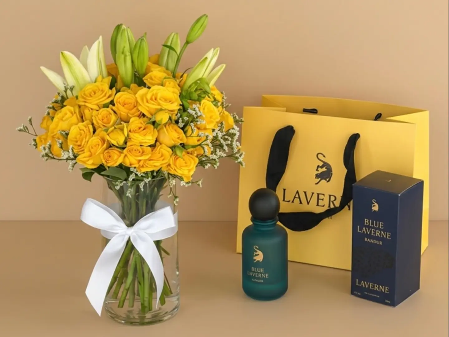 عطر لافيرن بخور مع فازة