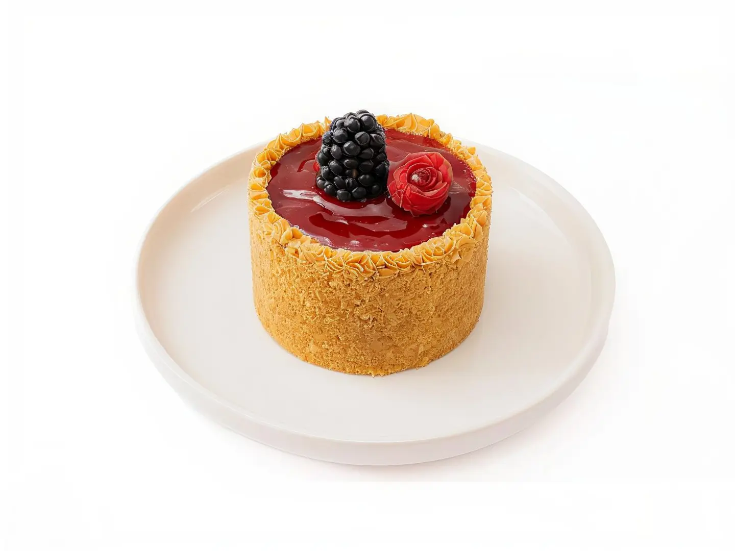 Rose Berry Cheesecake