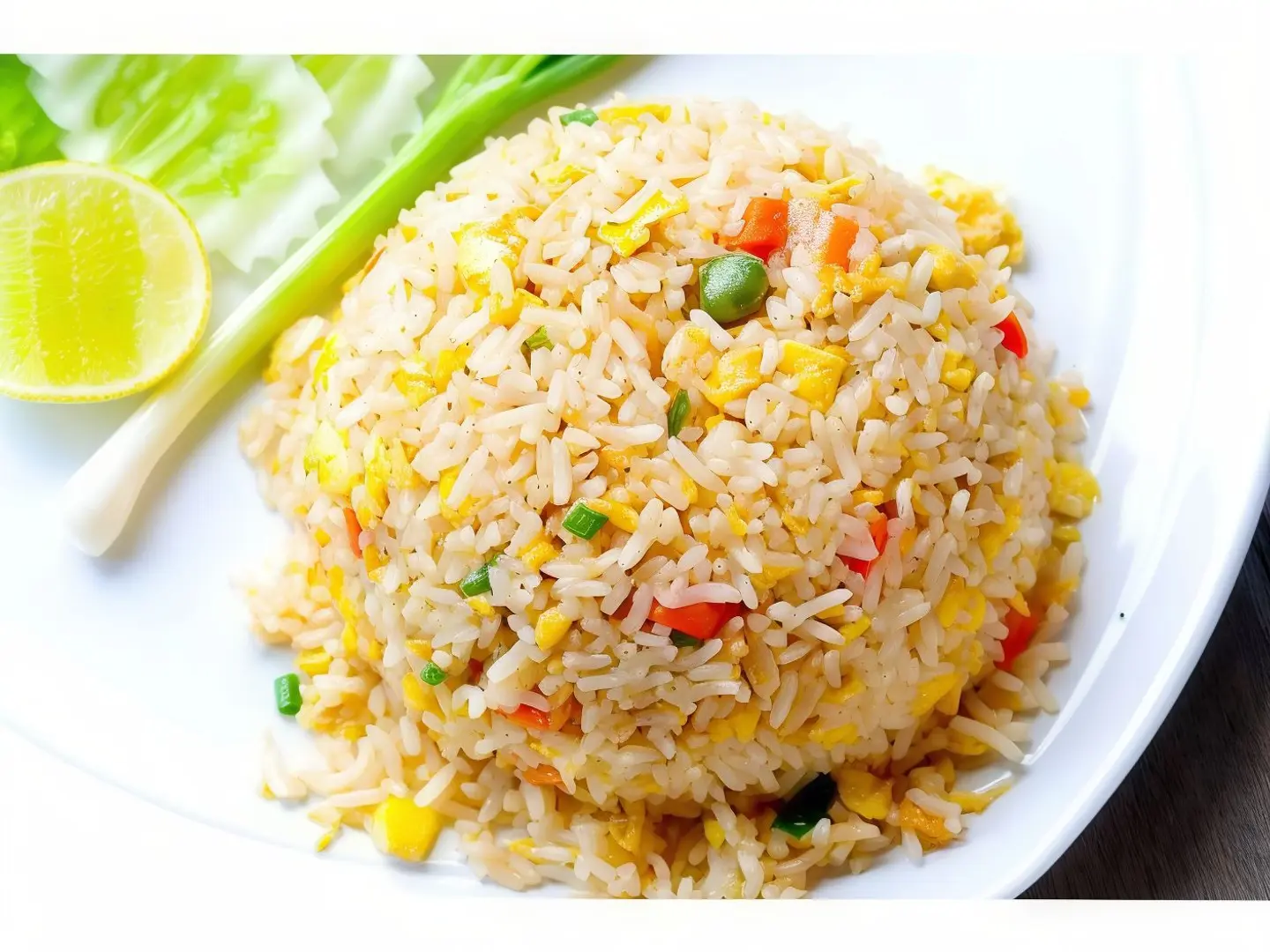 أرز مقلي بالبيض