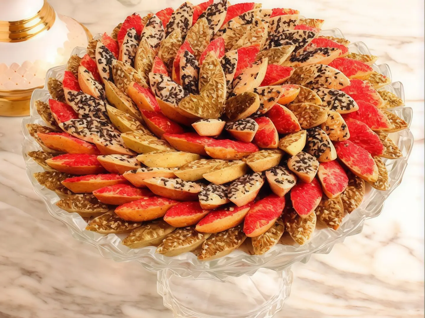 تشكيلة كانابيه موالح ناشفه، تقديم أنيق للضيافة والمناسبات. 9 درزن