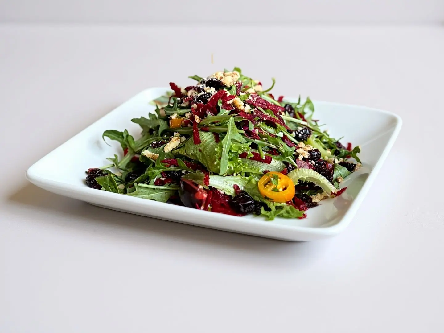 سلطة الجرجير و الشمندر