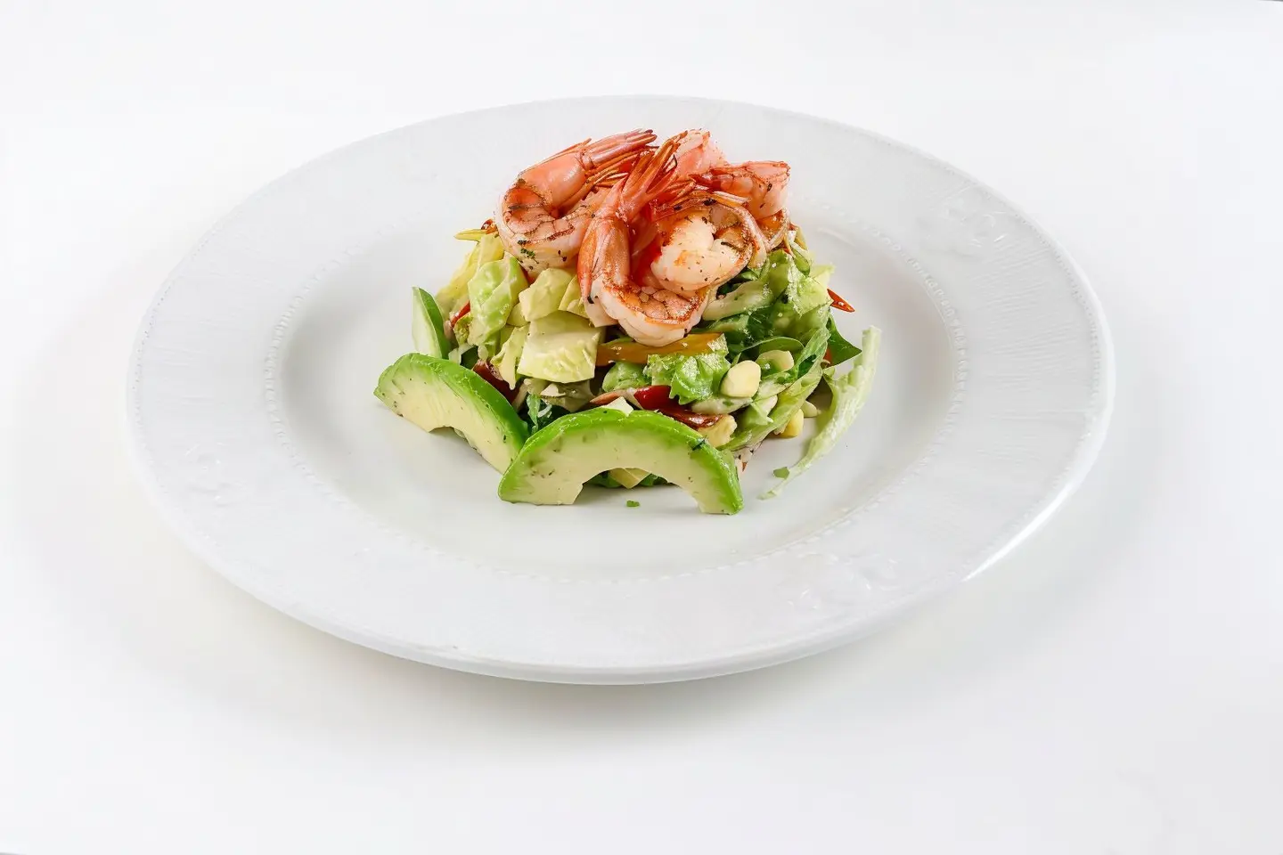 سلطة جمبري بالافوكادو