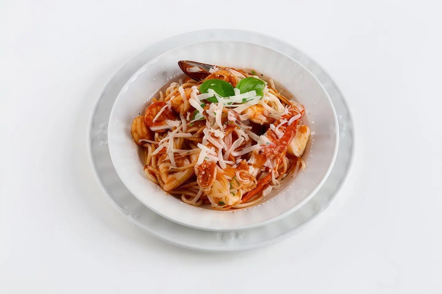 اسباجيتي فواكه البحر