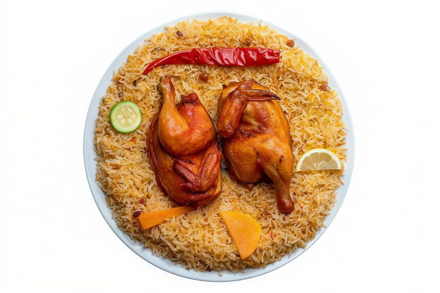 Whole Mathbi Chicken With Kozi Rice