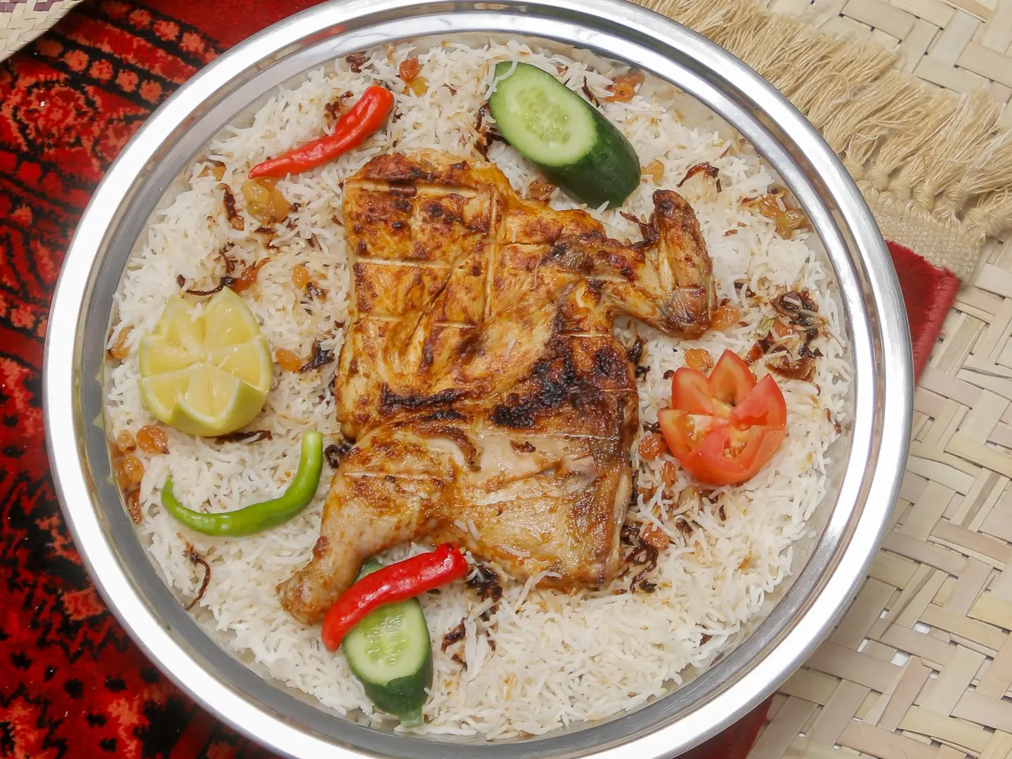 Half Charcoal Chicken Regular With Rice