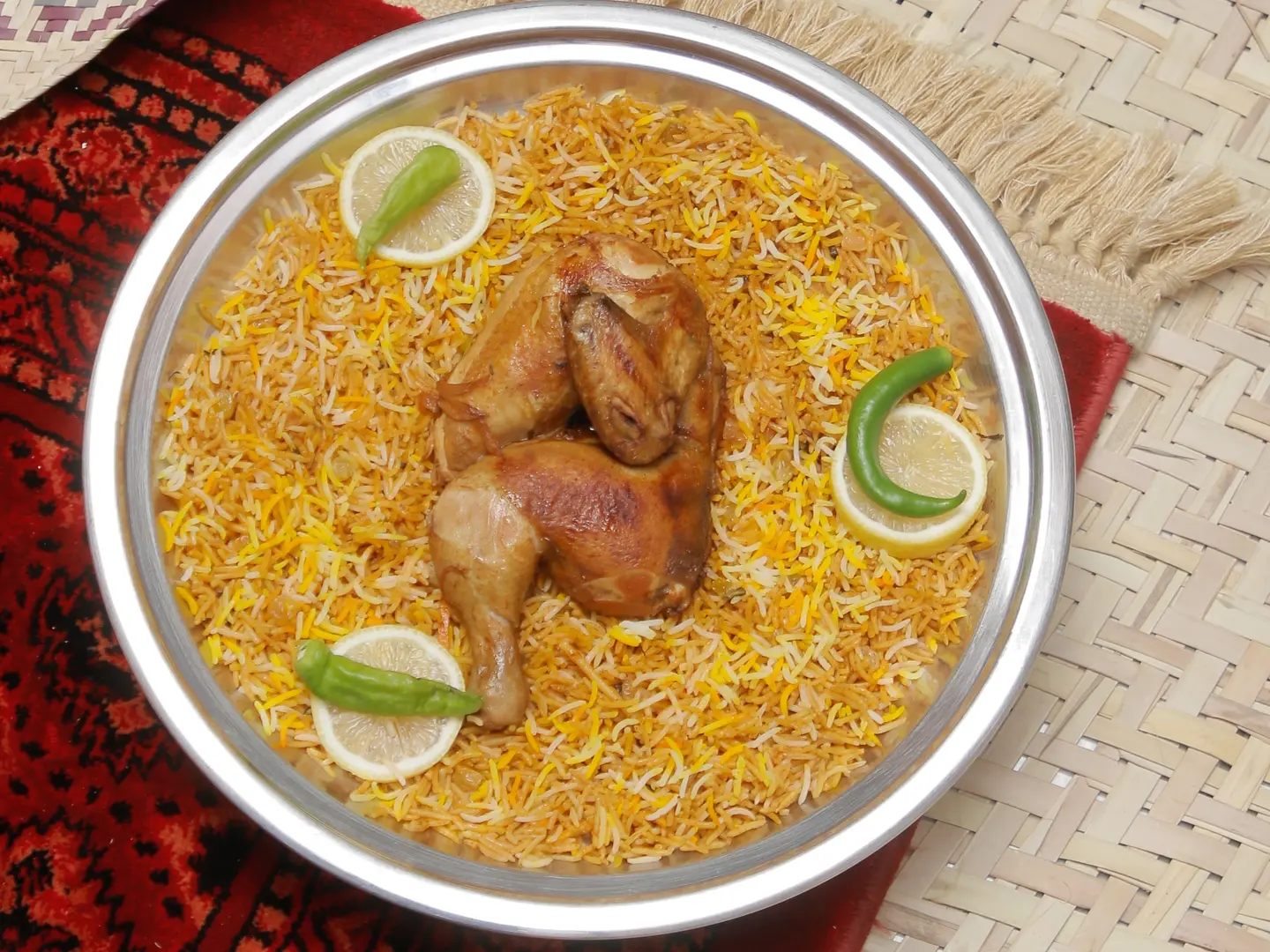 Half Kabuli Chicken With Rice