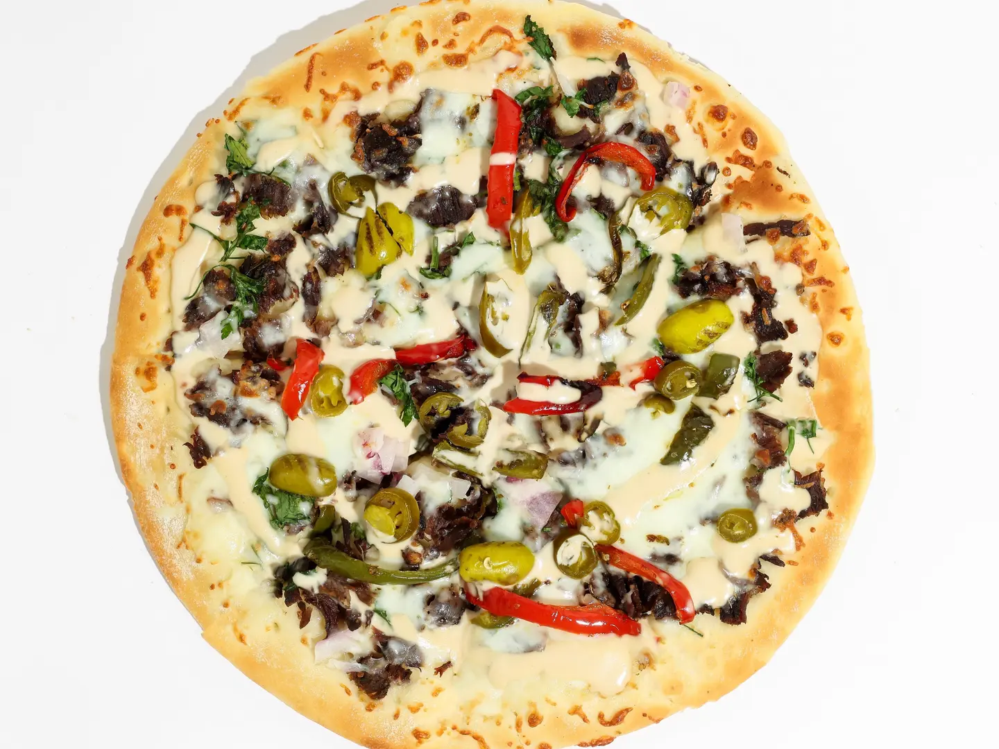 بيتزا شاورما لحم - كبير