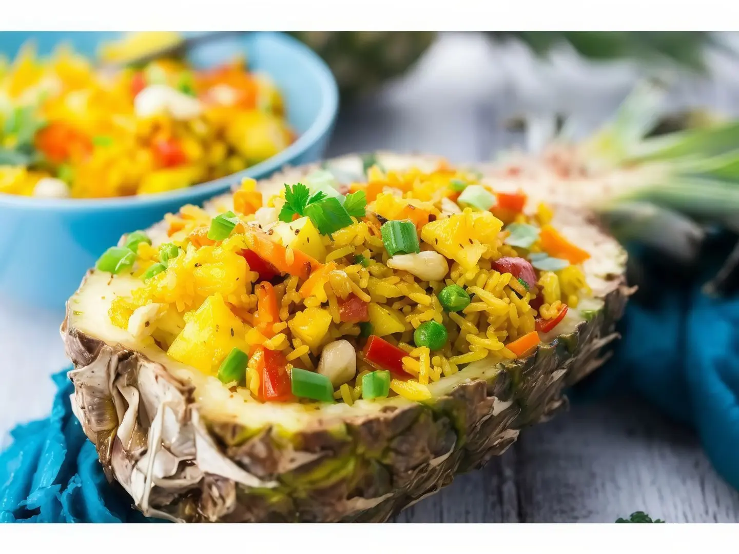 أرز بالأناناس