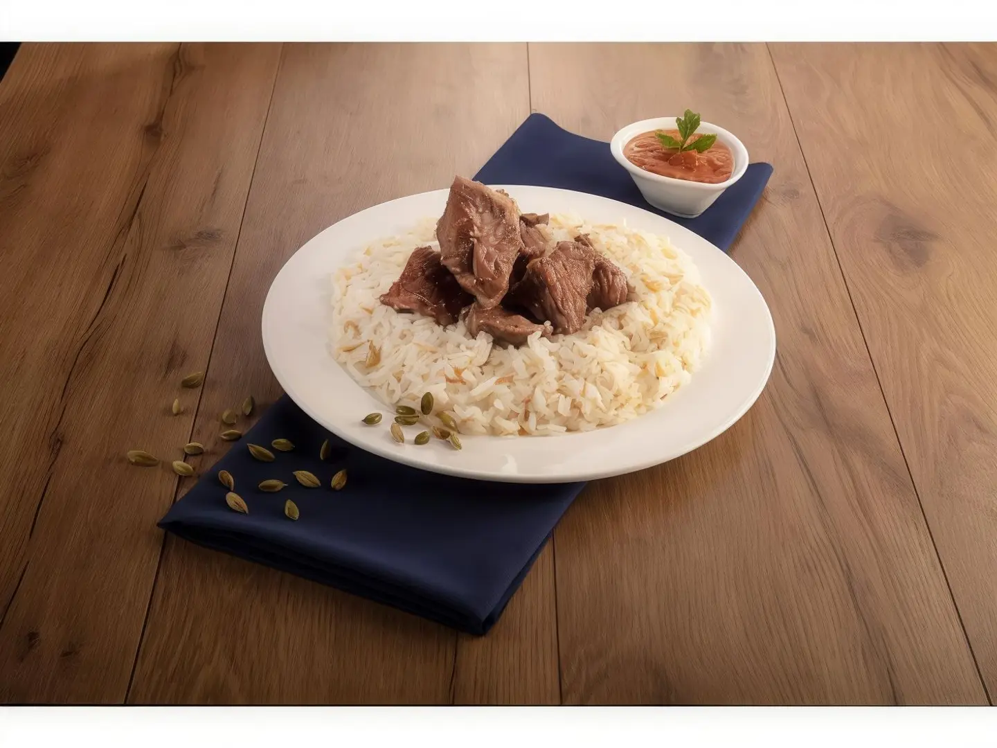 لحم حاشي ابو كاس ابيض