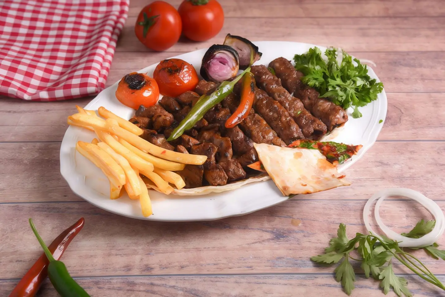 "مشكل لحم وسط"