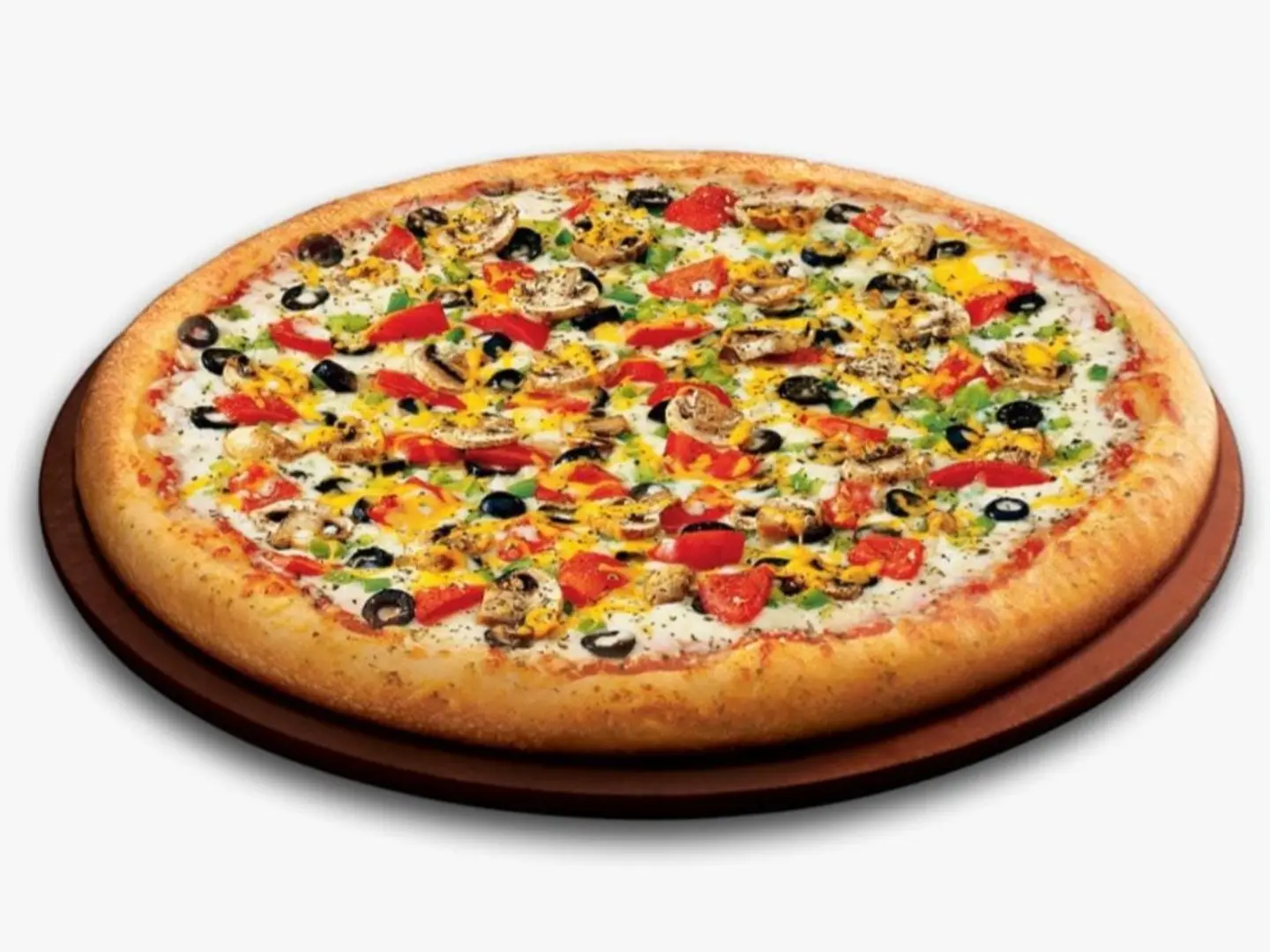 بيتزاء خضار وسط