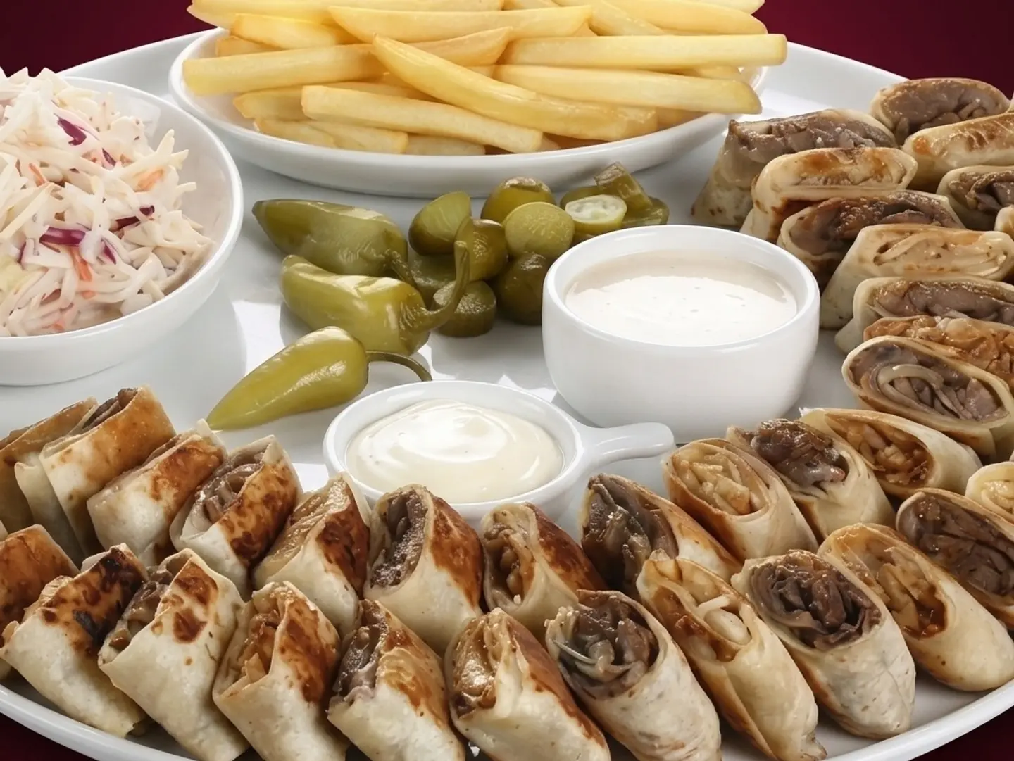 شاورما دجاج عربي عائلي ٢٤ قطعه