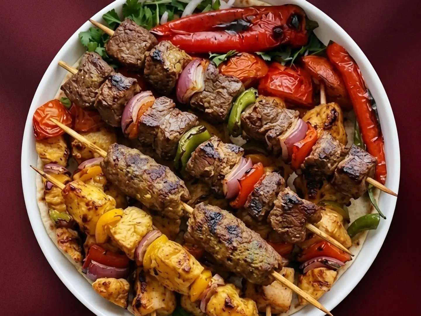 ميكس كباب لحم ودجاج