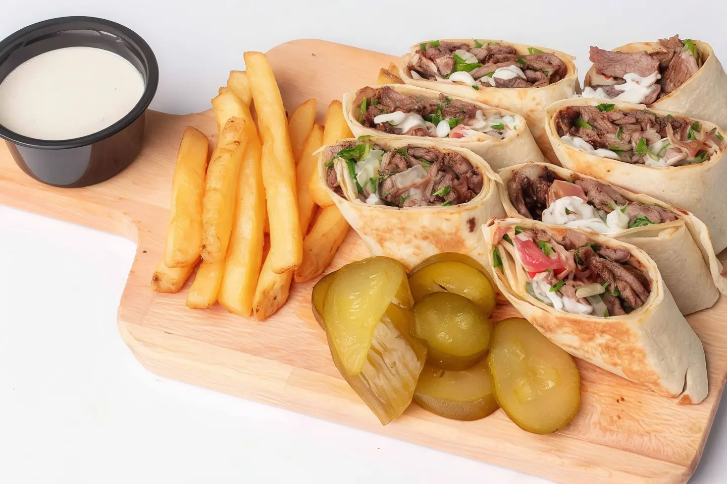 شاورما لحم عربي سنجل ٨ قطع