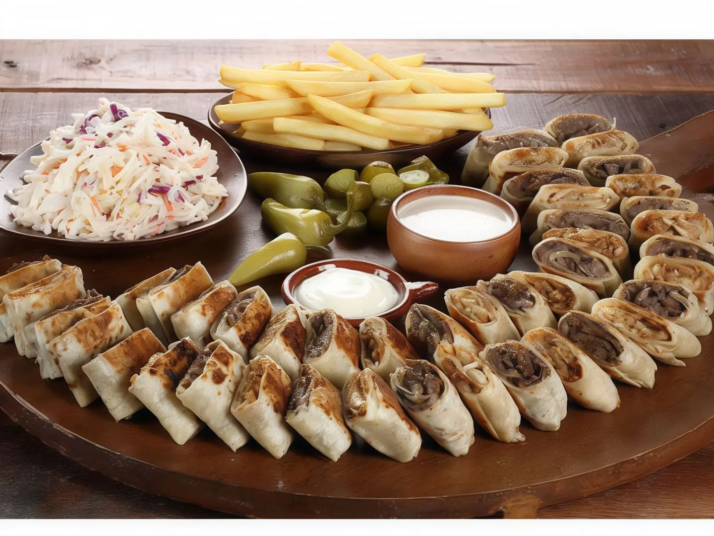 شاورما لحم عربي عائلي ٢٤ قطعه